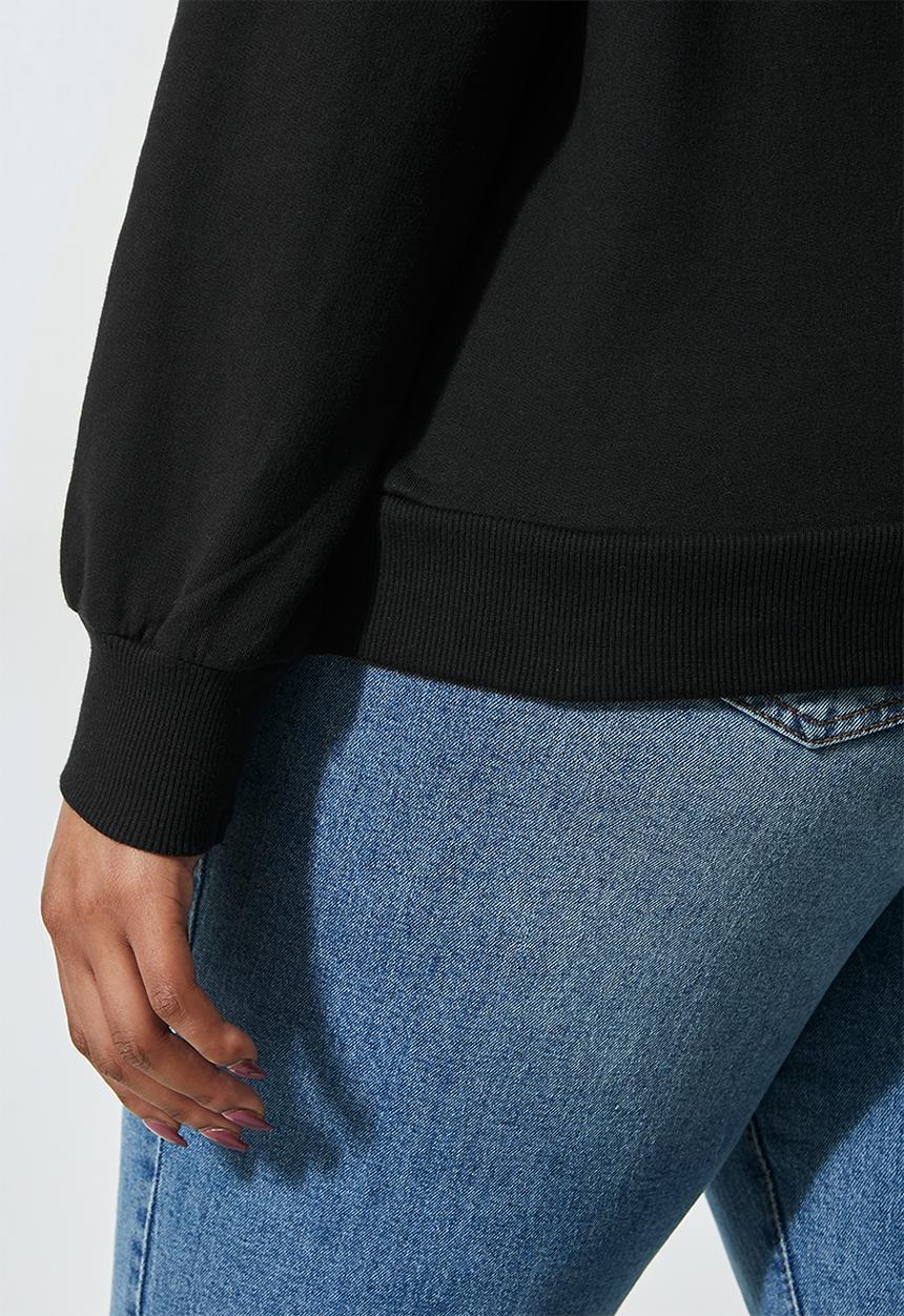 Superbalist - Slogan sweat - black