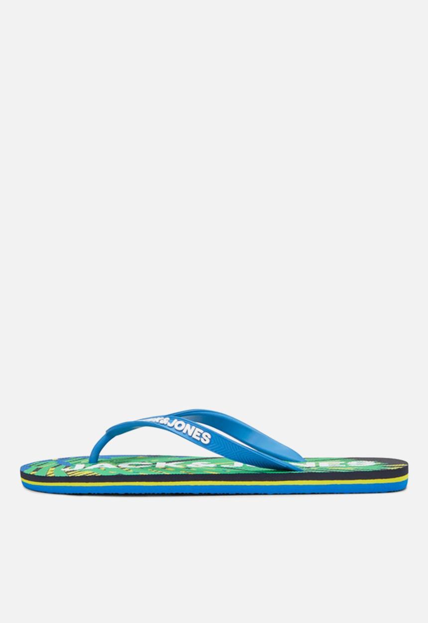 Jack & Jones - Jfwprint tropical pack flip flop - blue & green 