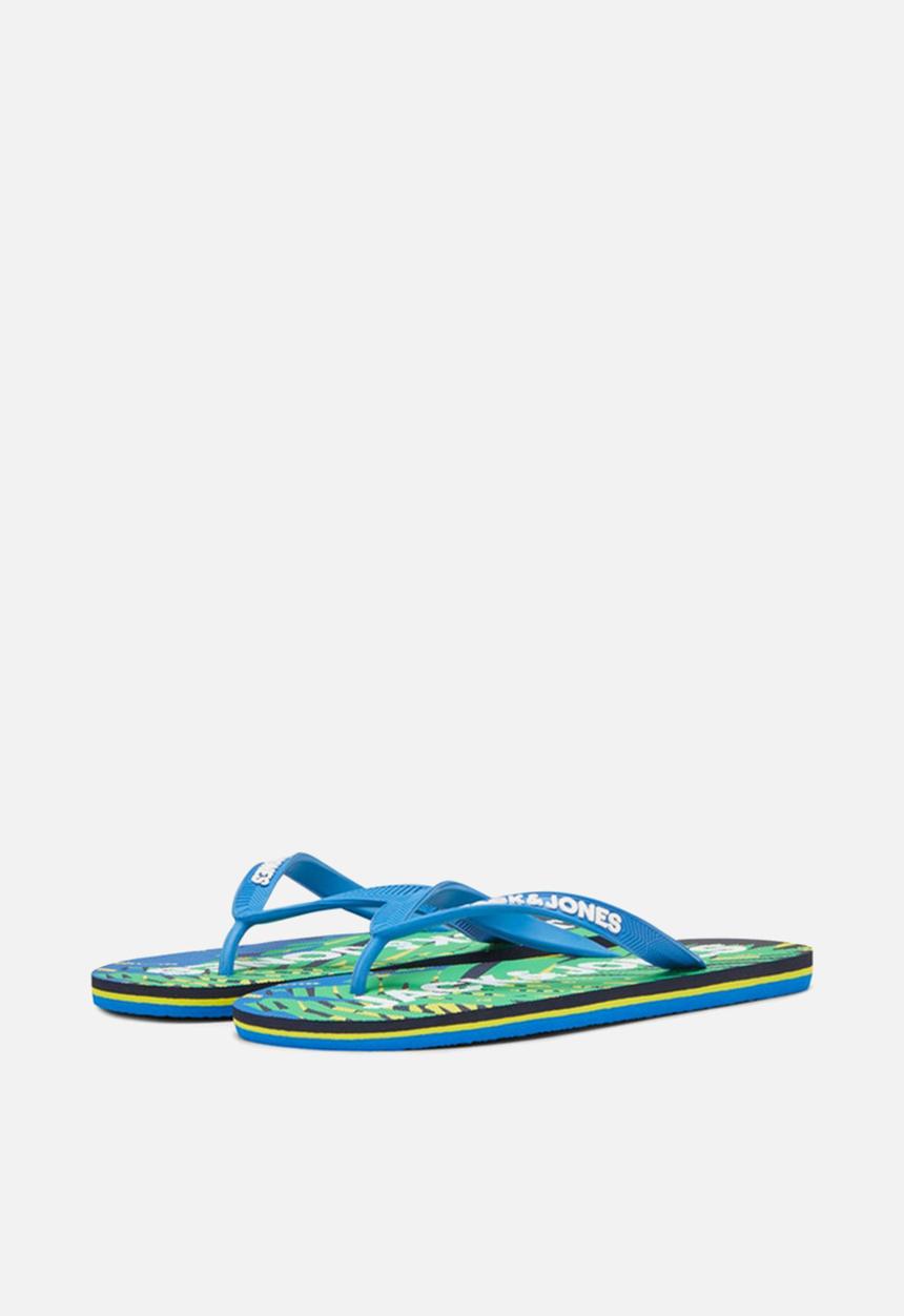 Jack & Jones - Jfwprint tropical pack flip flop - blue & green 