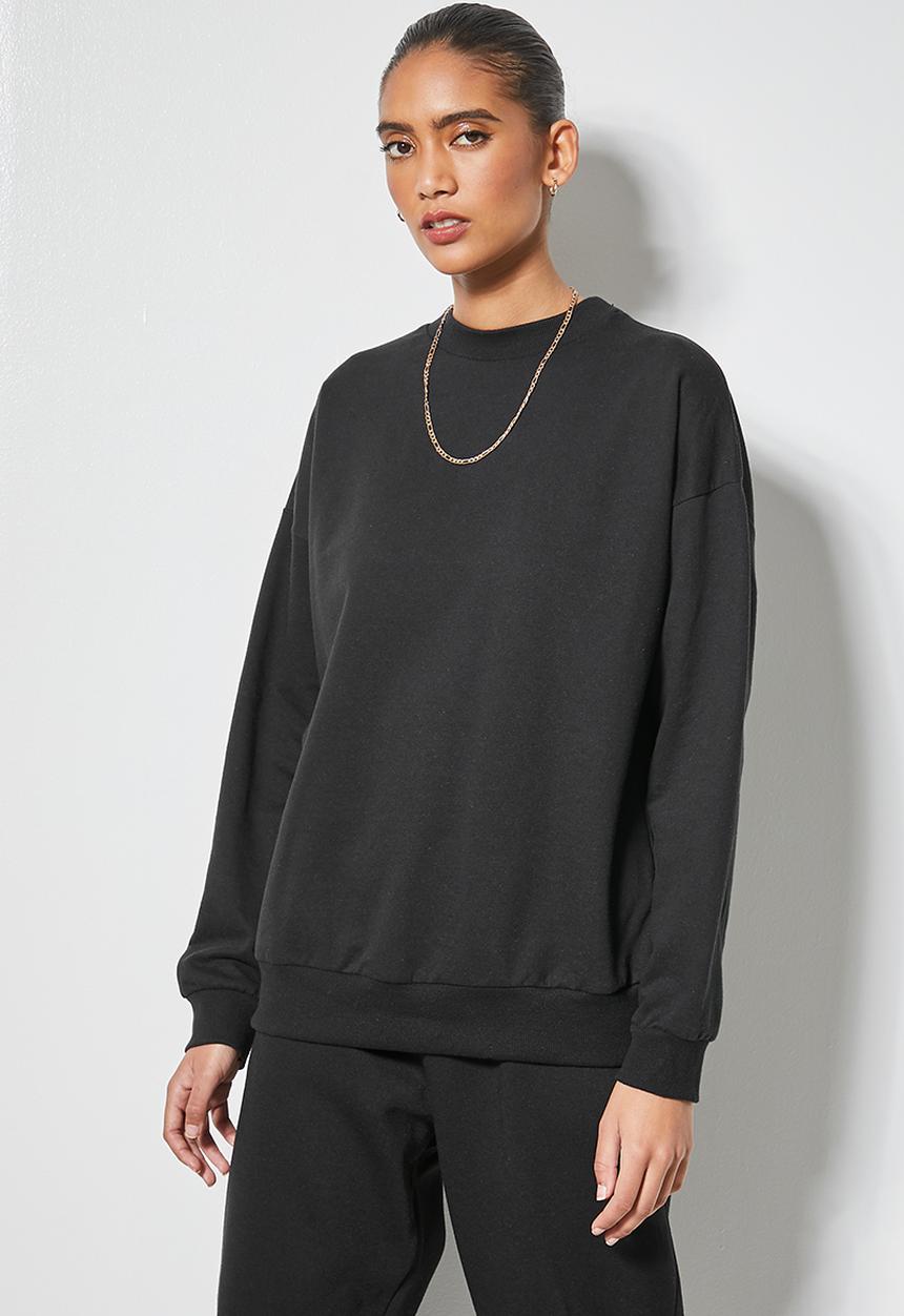 Superbalist - Crew neck sweat - black