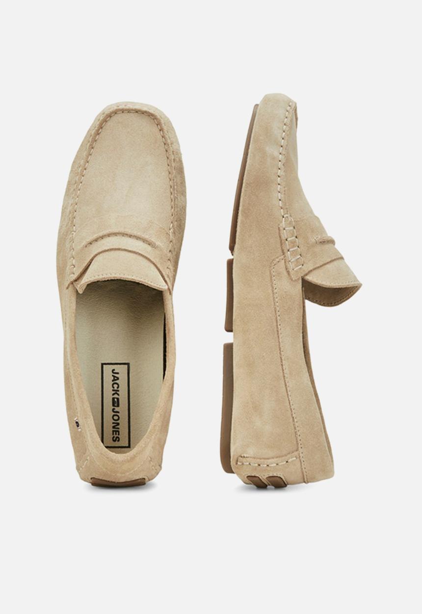 Jack & Jones - Jfwcarlo suede taupe 20 - taupe