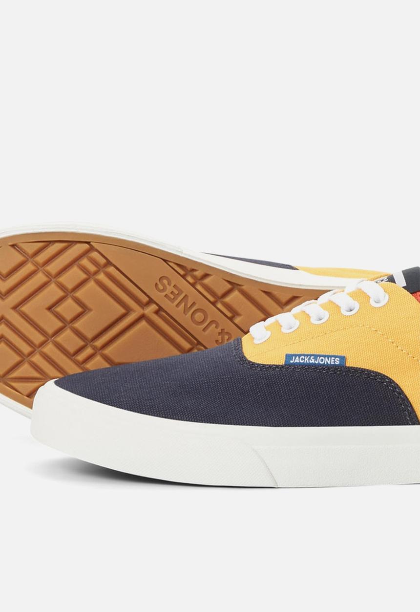 Jack & Jones - Jfwmork canvas block saffron multi - yellow & blue 