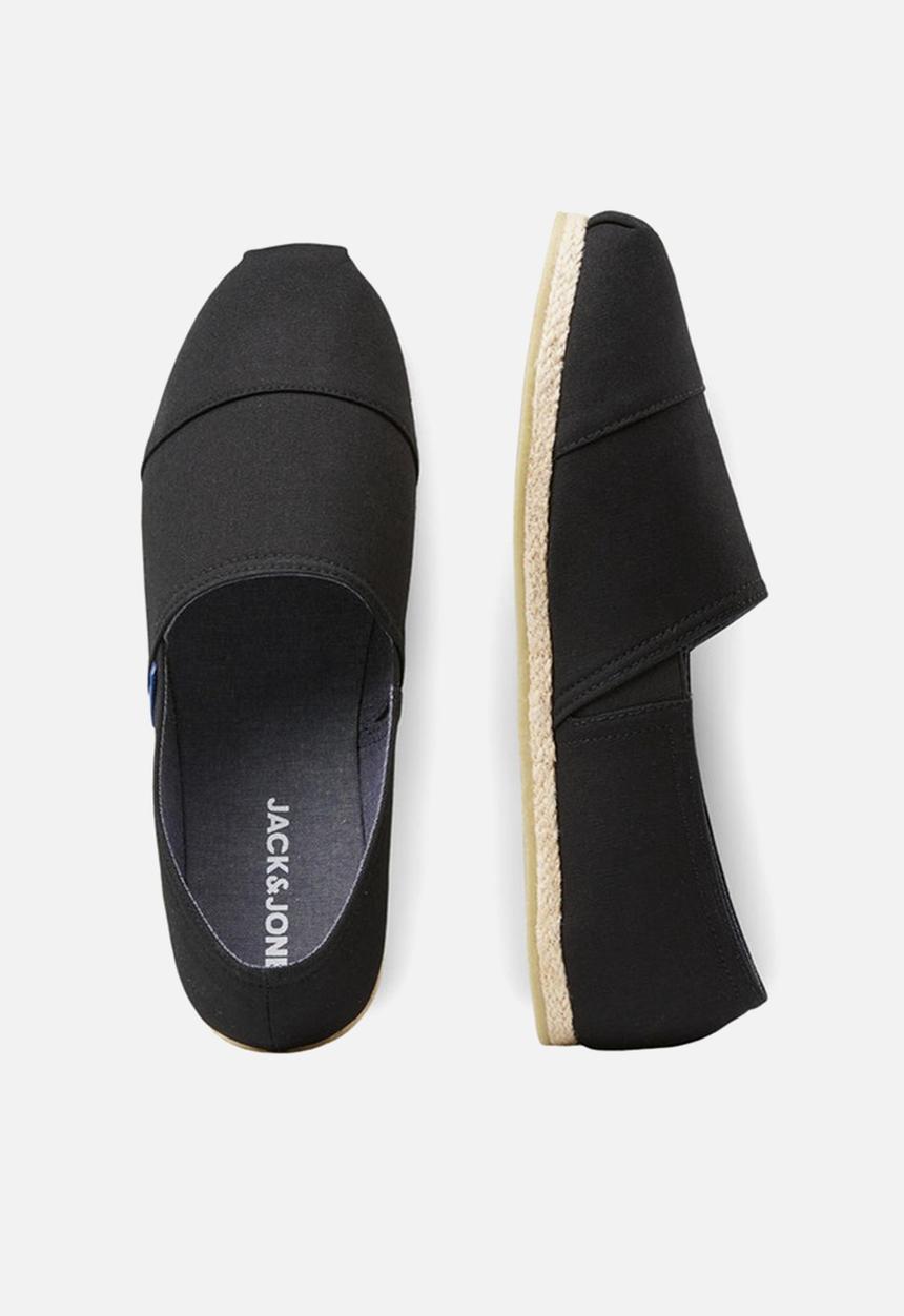 Jack & Jones - Jfwespadrille canvas anthracite 20 - black