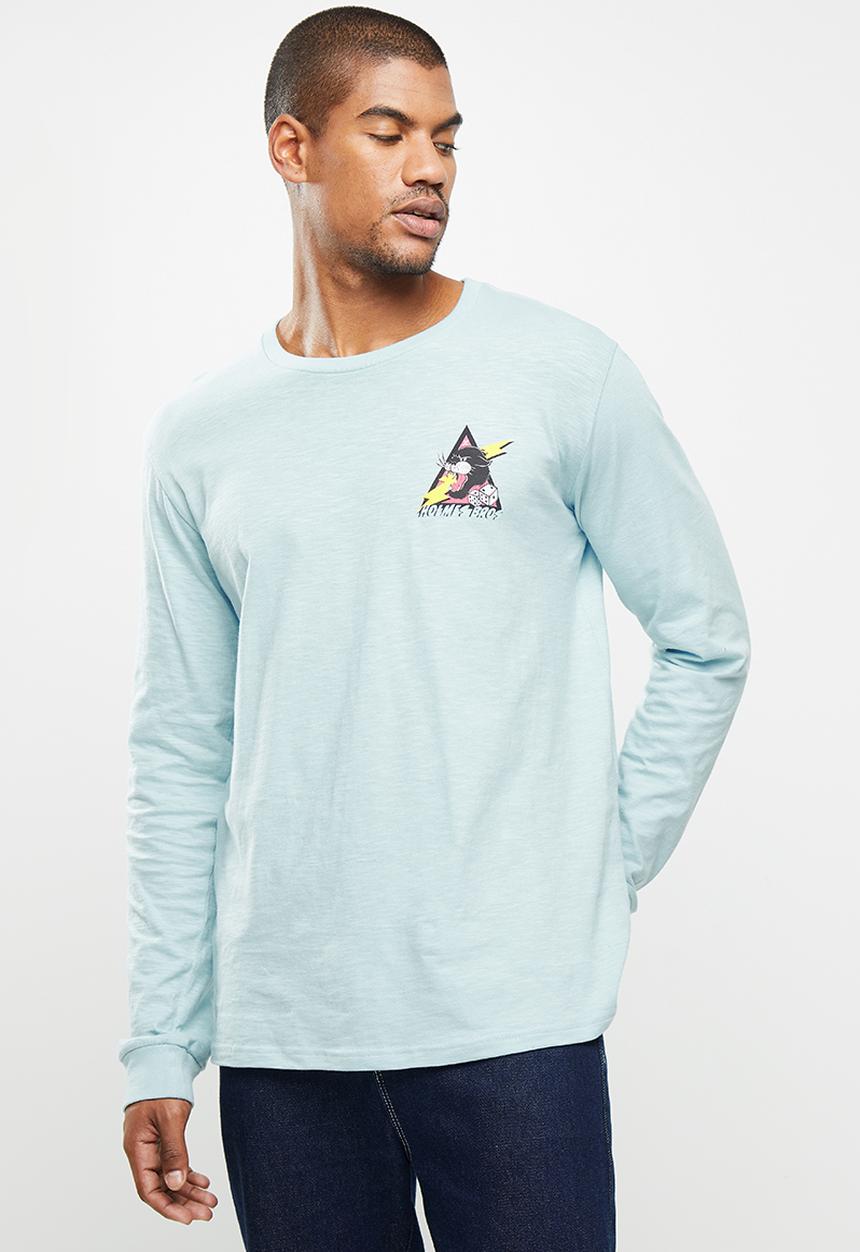Holmes Bro's - Panther long sleeve tee - blue