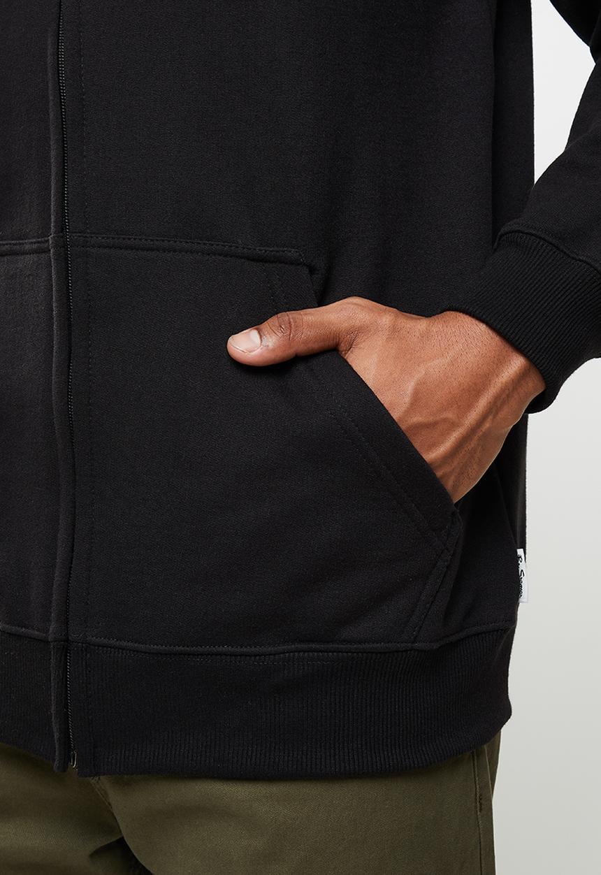 Ben Sherman - Cat zip sweat - black