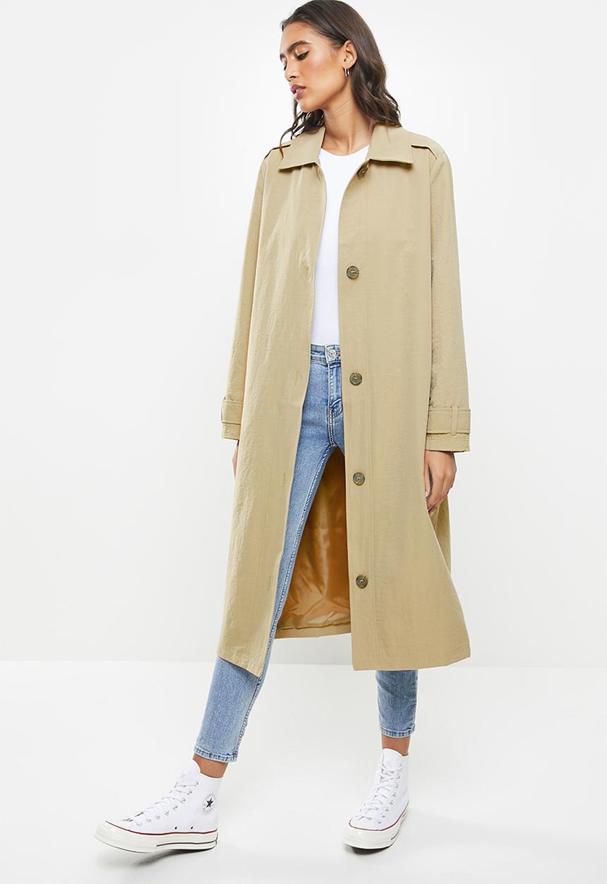 Cotton On - The mac trench - washed taupe