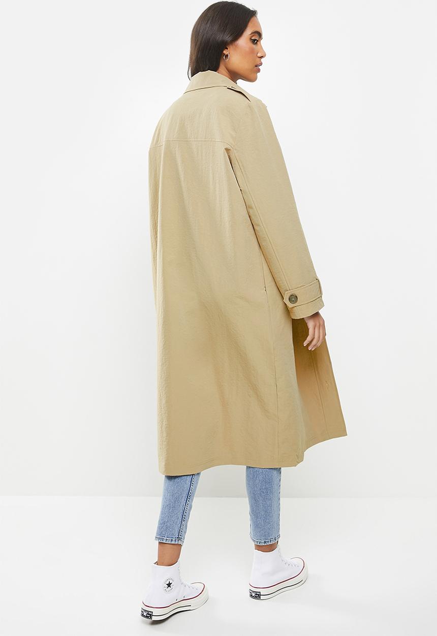Cotton On - The mac trench - washed taupe