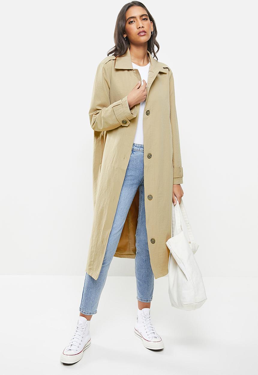 Cotton On - The mac trench - washed taupe