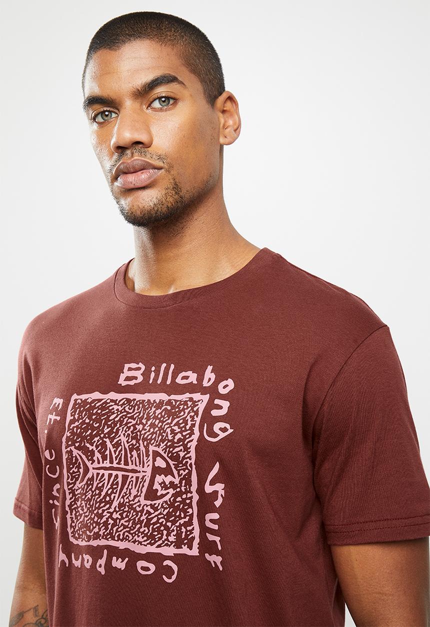 Billabong  - Mondo short sleeve tee - burgundy