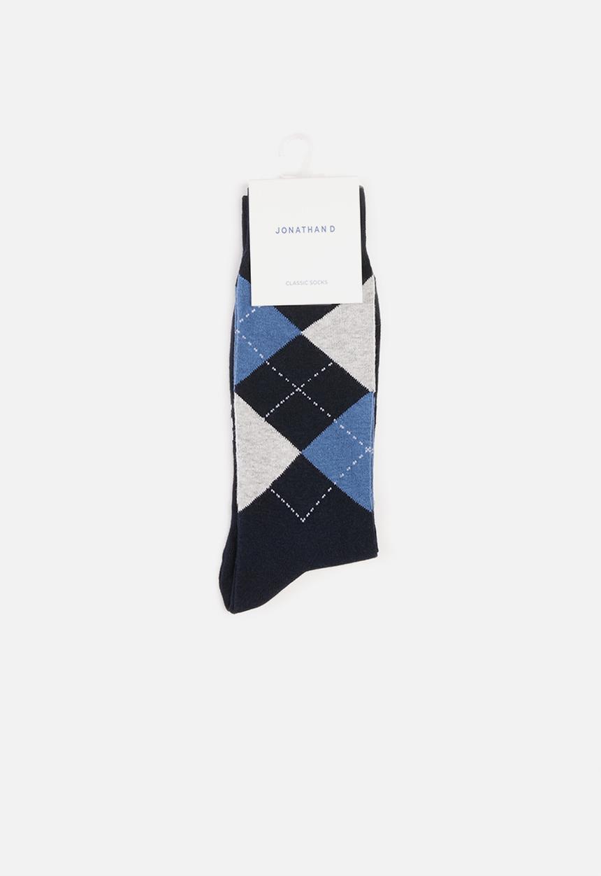 Jonathan D - Branded socks - navy