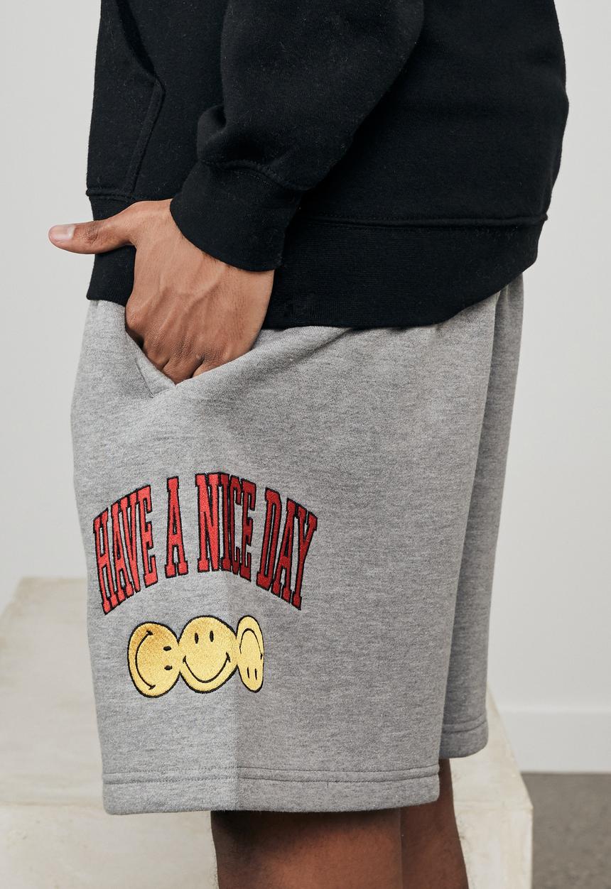 Factorie - Smiley track short - grey