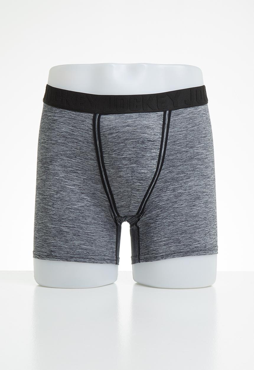 Jockey - Salt and pepper 1pack long leg trunk - grey
