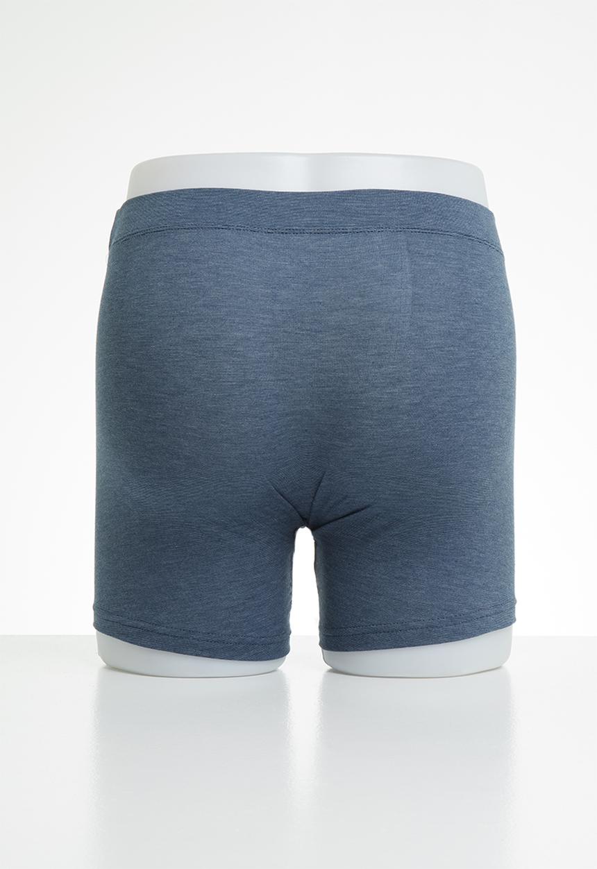 Jockey - Luxury bliss longer leg pouch trunk 1 pack - blue