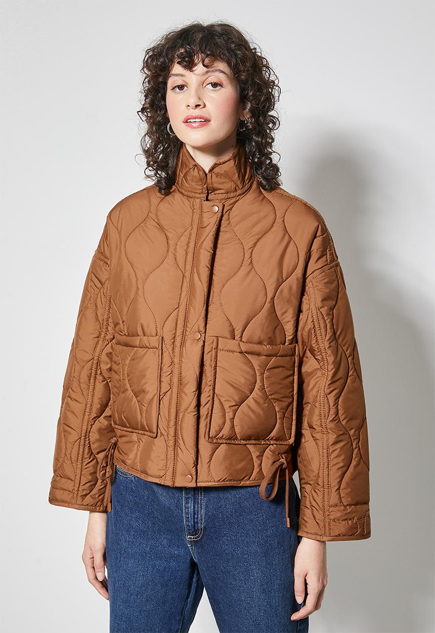Superbalist - Quilted puffer - tan