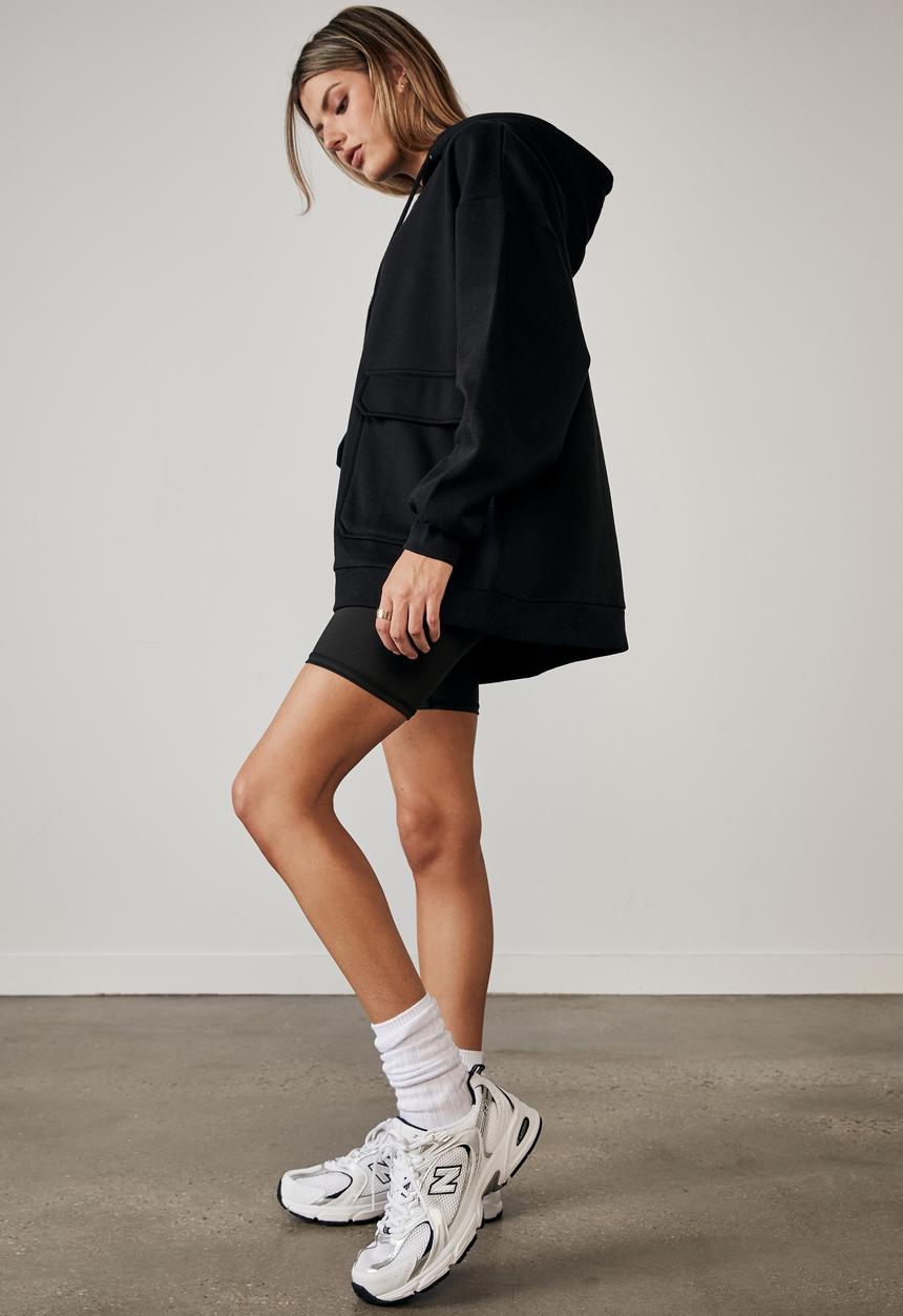 Factorie - Utility hoodie - black