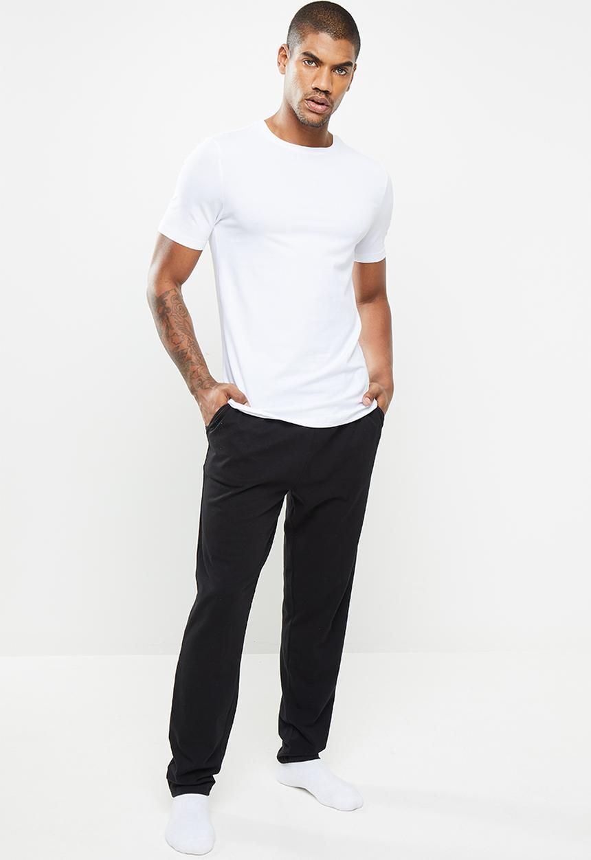 Only & Sons - Basic life slim o-neck 3 pack - white