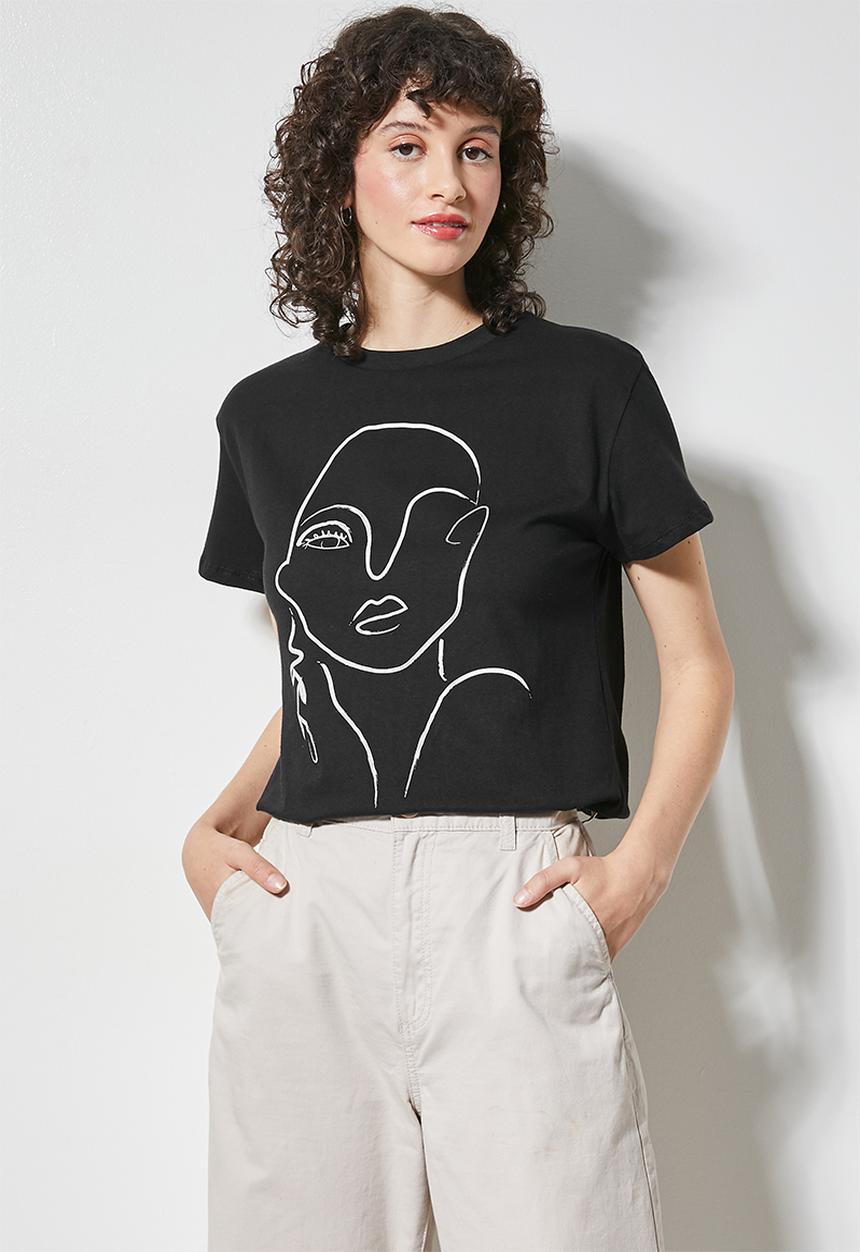 Superbalist - Printed tee - black