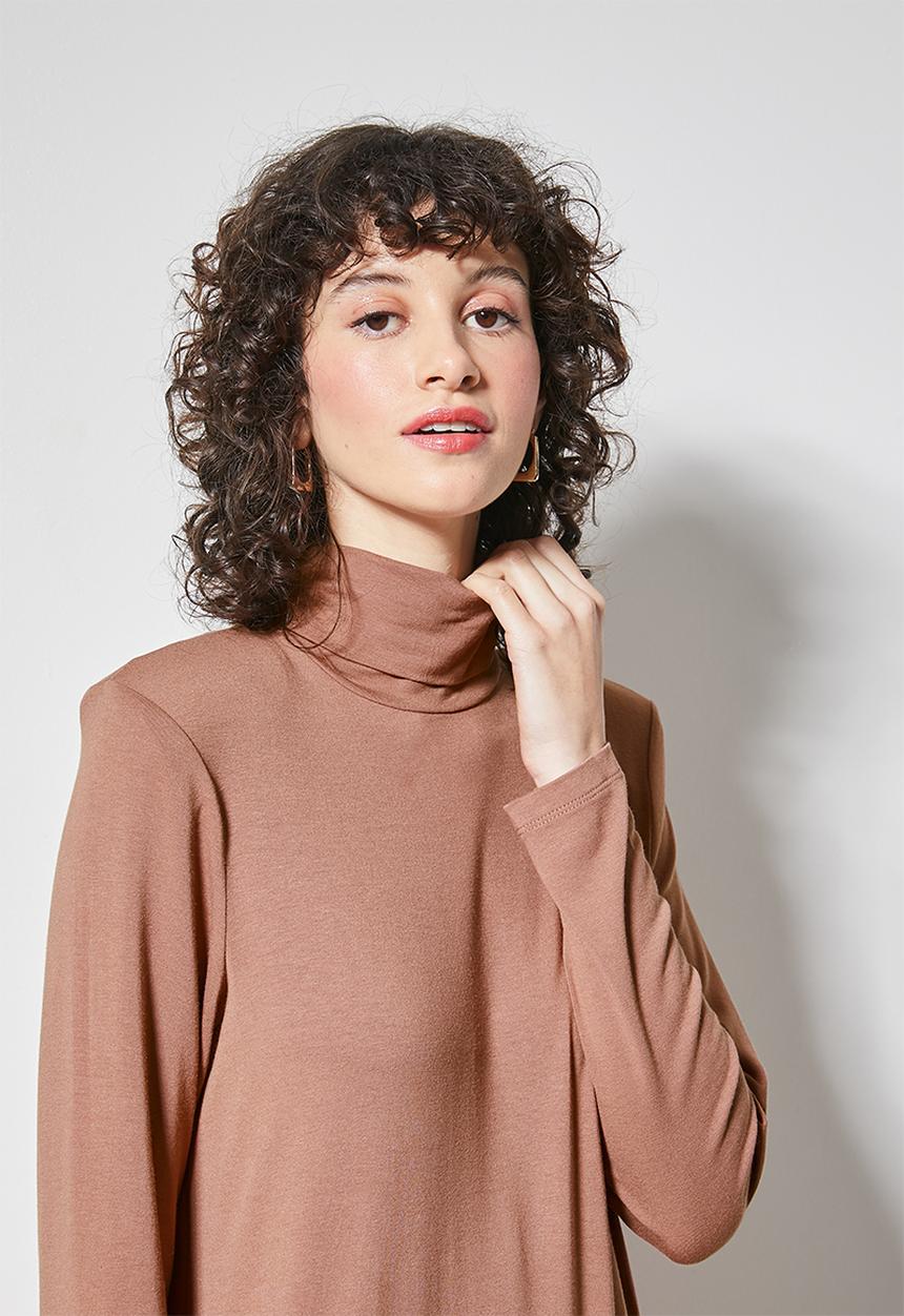 Superbalist - Shoulder pads column dress - copper