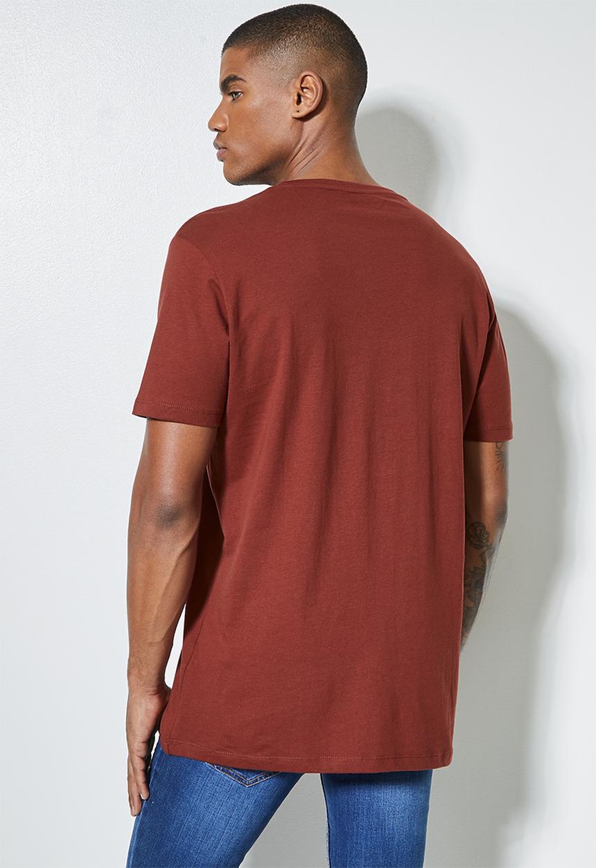 Superbalist - 2-Pack nate crew neck tee - navy & burgundy