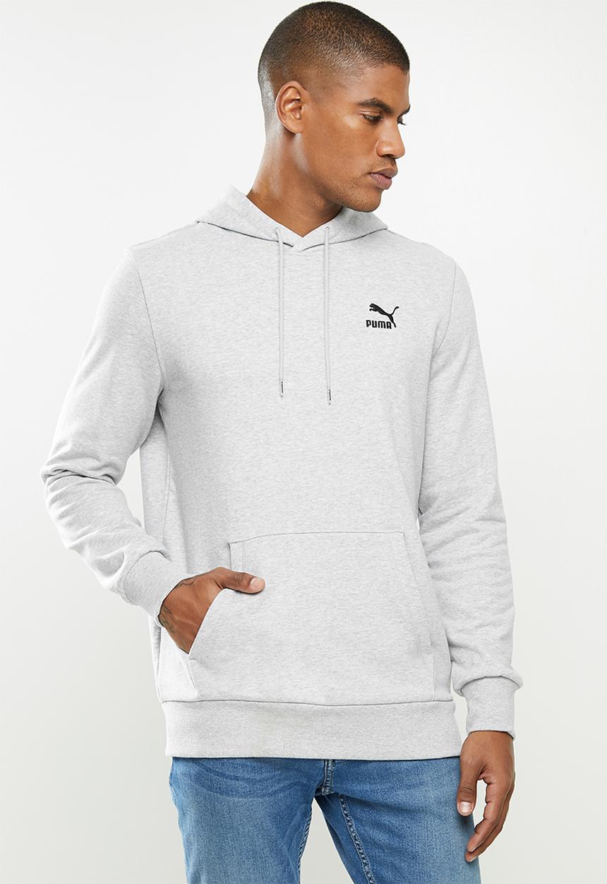 PUMA - Classics embro hoodie tr - grey