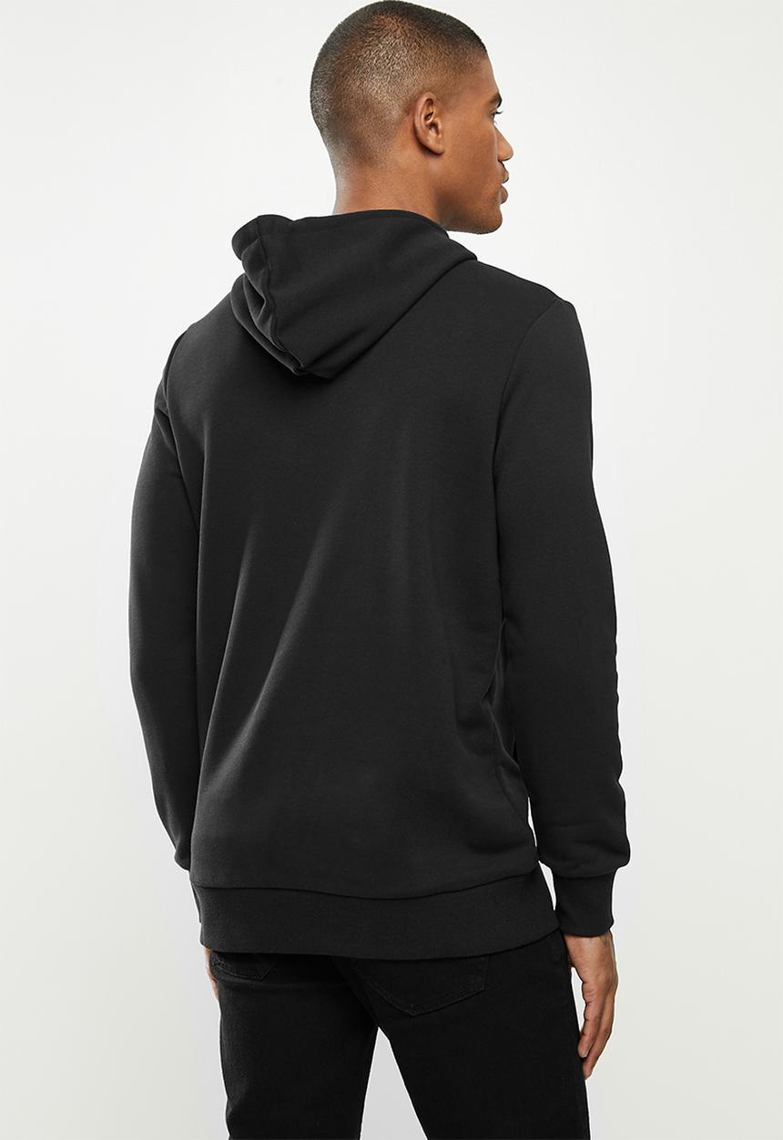 PUMA - Classics logo hoodie tr (s) - black & gold 
