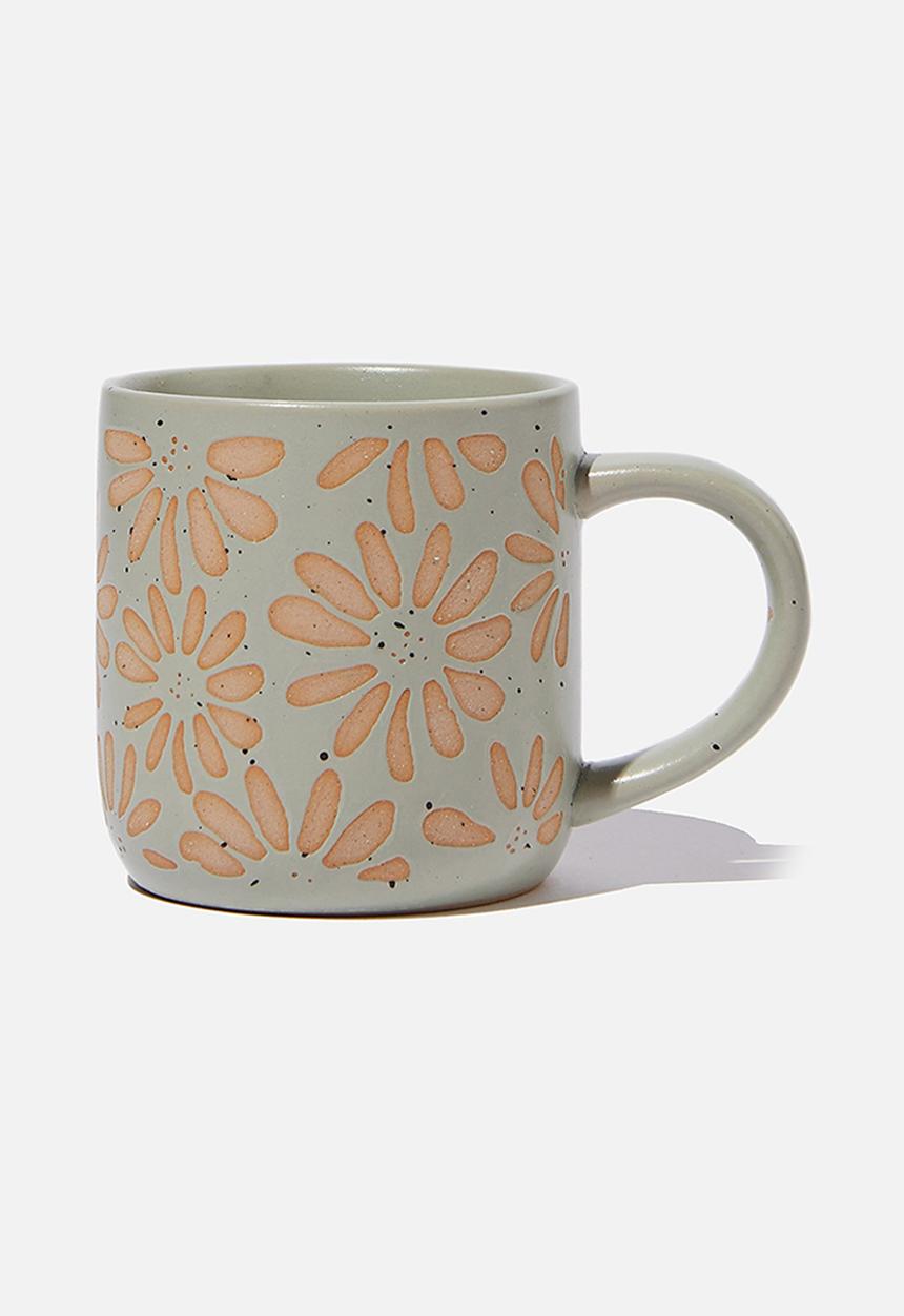 Rubi - All day mug - lush green daisies