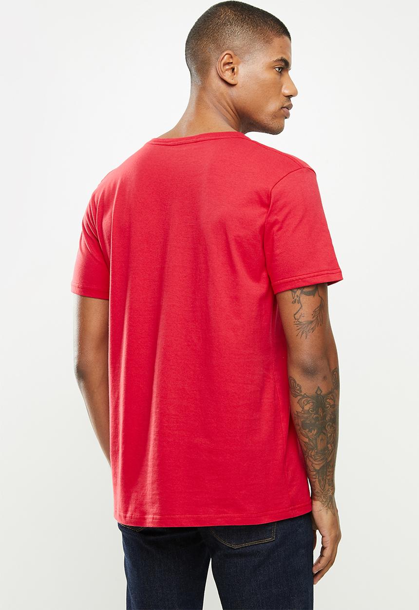 Bench - Oscar short sleeve tee - red