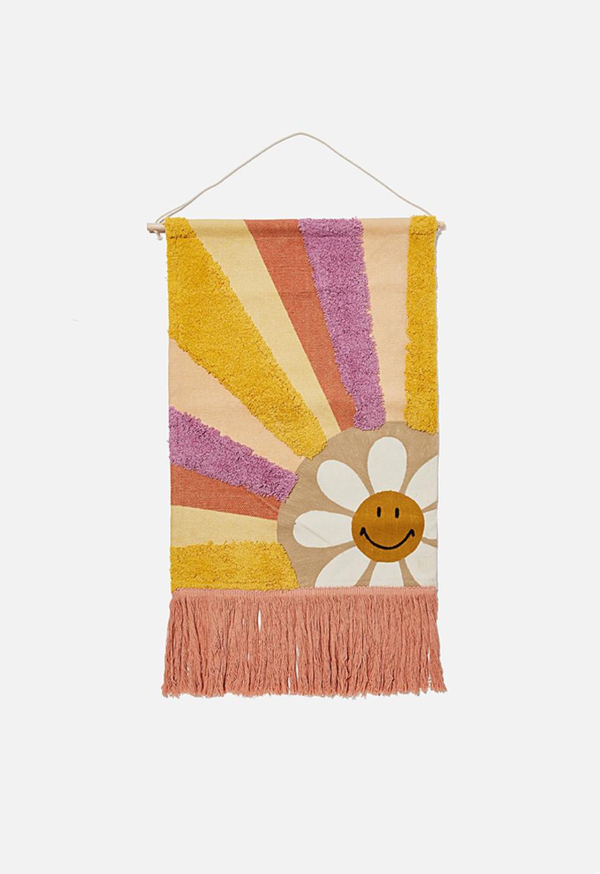 Rubi - Woven wall hanging - lcn sm sunshine smiley
