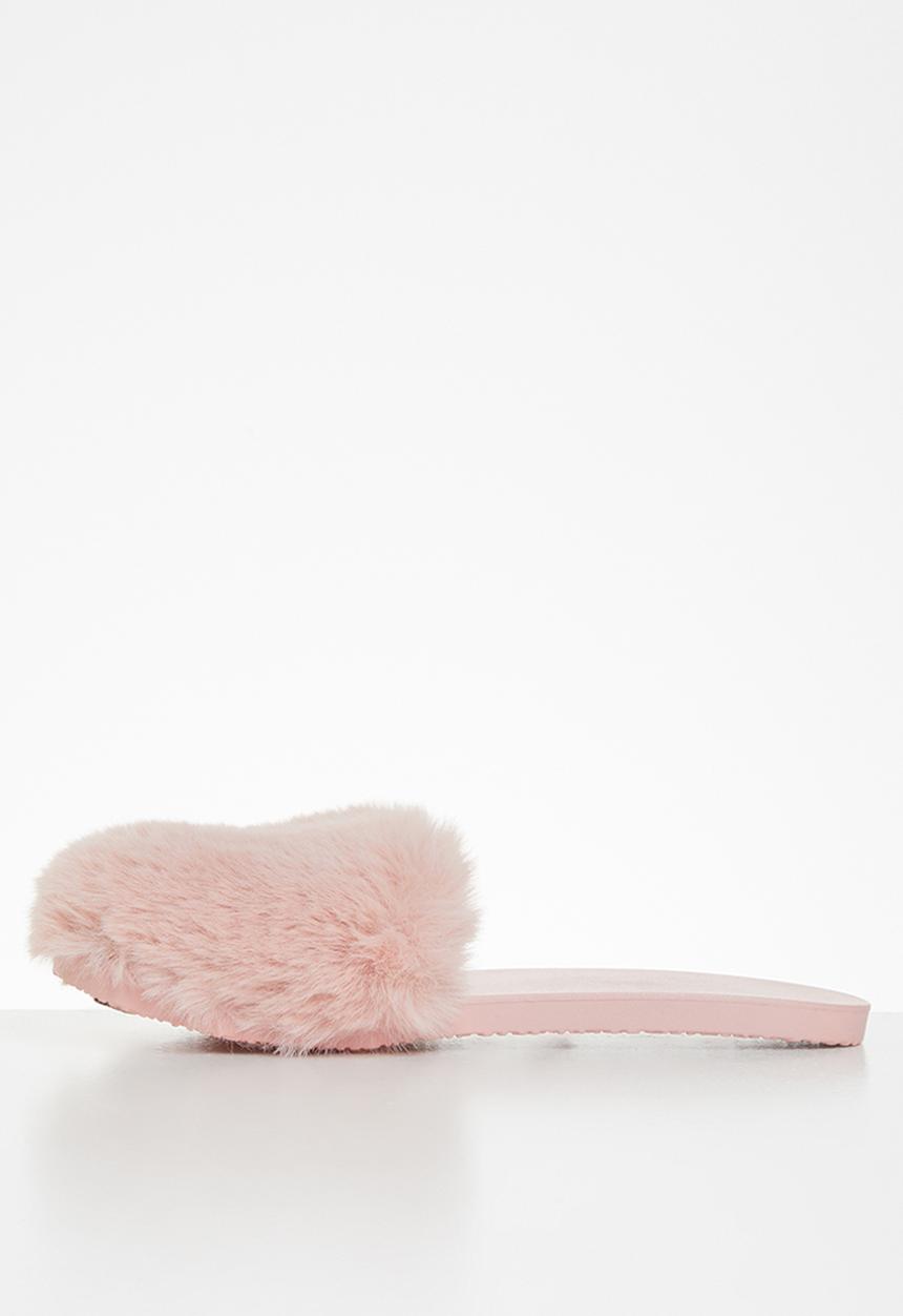 dailyfriday - Wendy faux fur slipper - pink