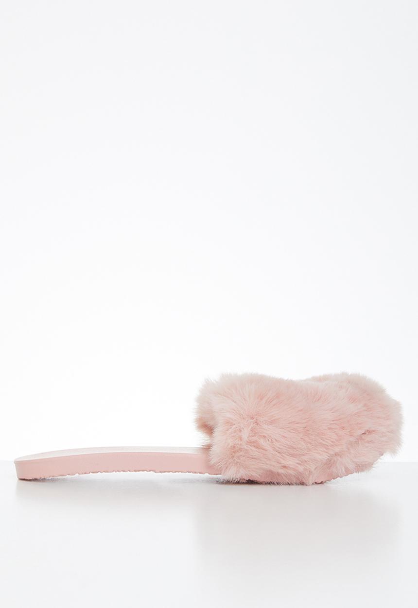 dailyfriday - Wendy faux fur slipper - pink