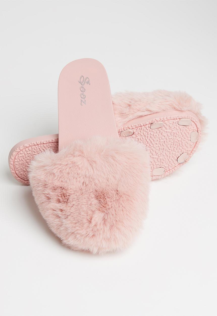 dailyfriday - Wendy faux fur slipper - pink