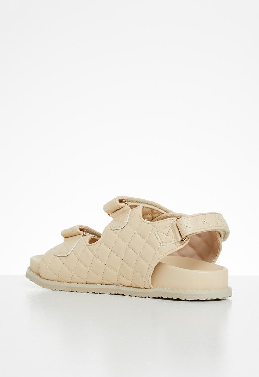 Public Desire - Carmen chunky slingback sandal - beige