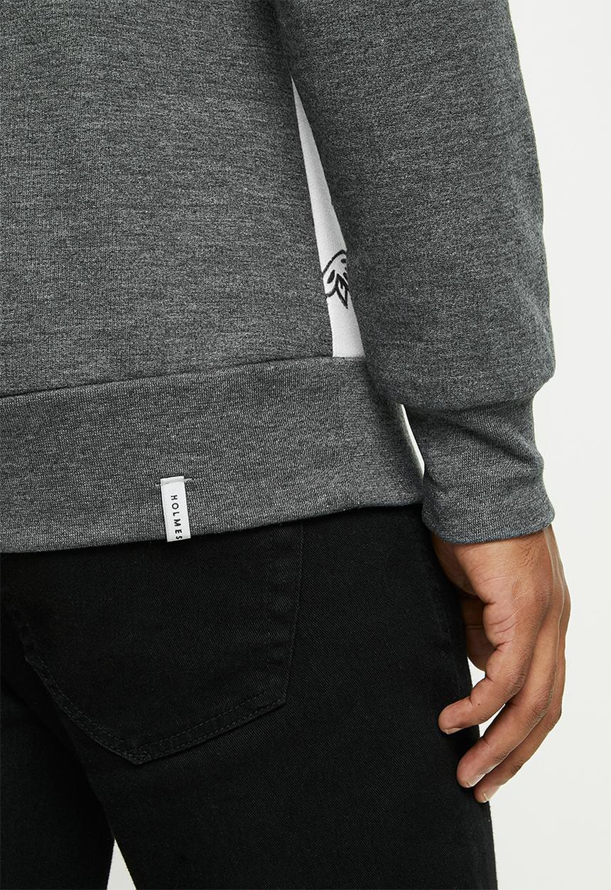 Holmes Bro's - Beers basic sweat - charcoal 