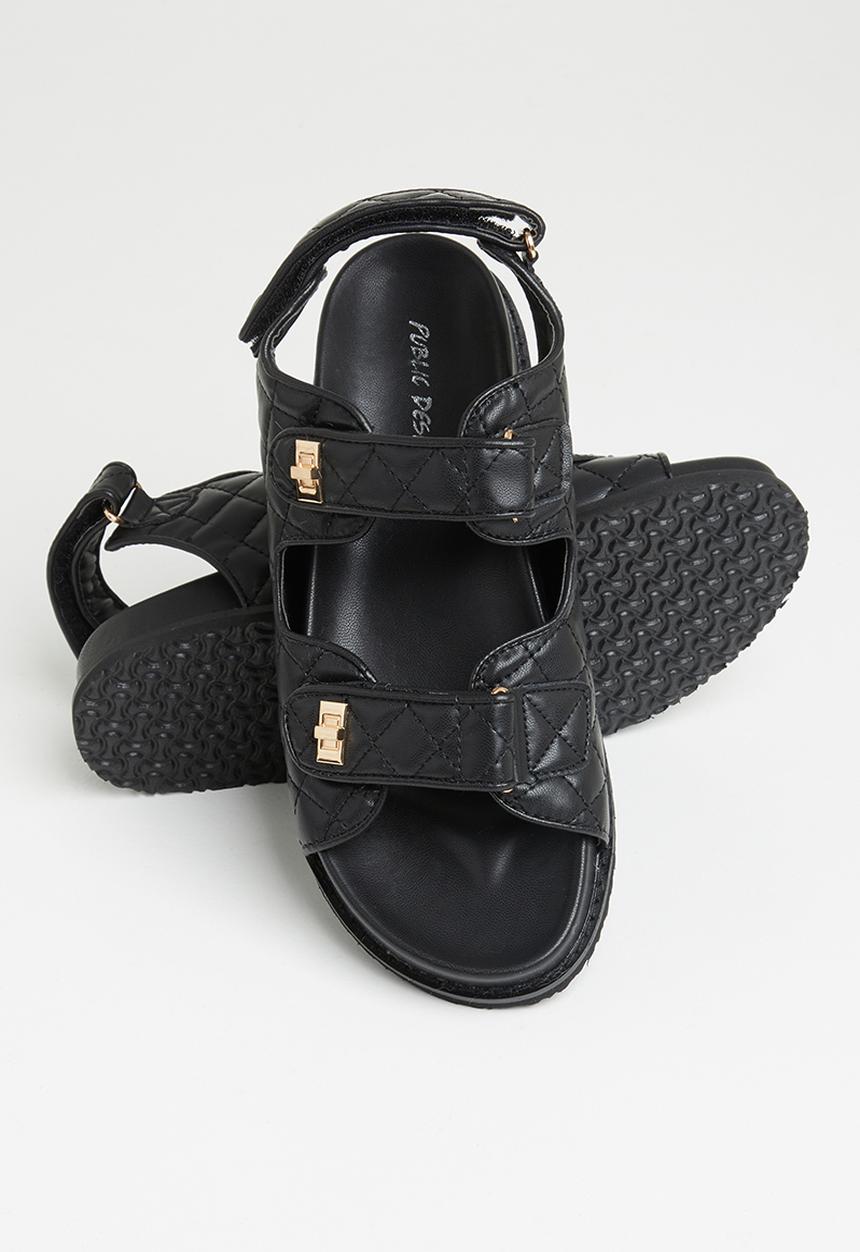 Public Desire - Carmen chunky slingback sandal - black
