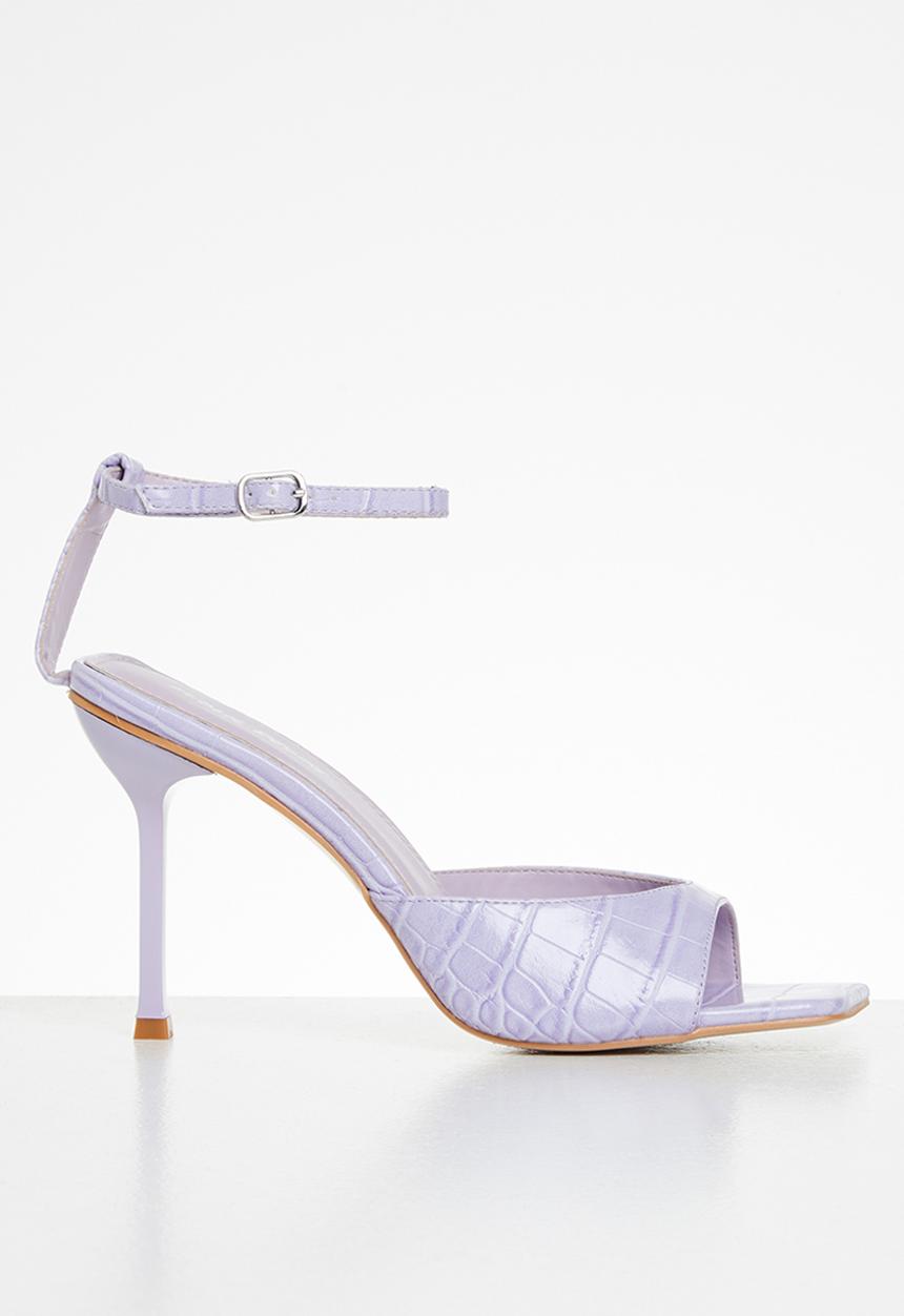 Public Desire - Tamara patent croc heel - lilac
