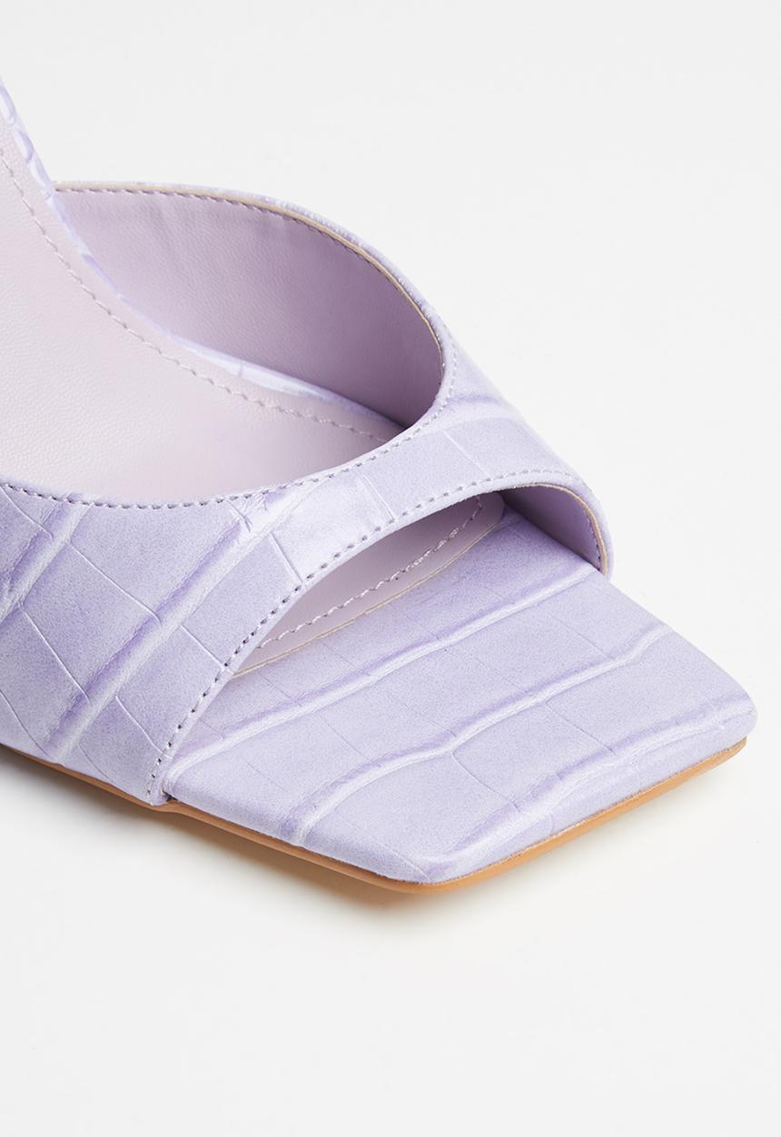 Public Desire - Tamara patent croc heel - lilac