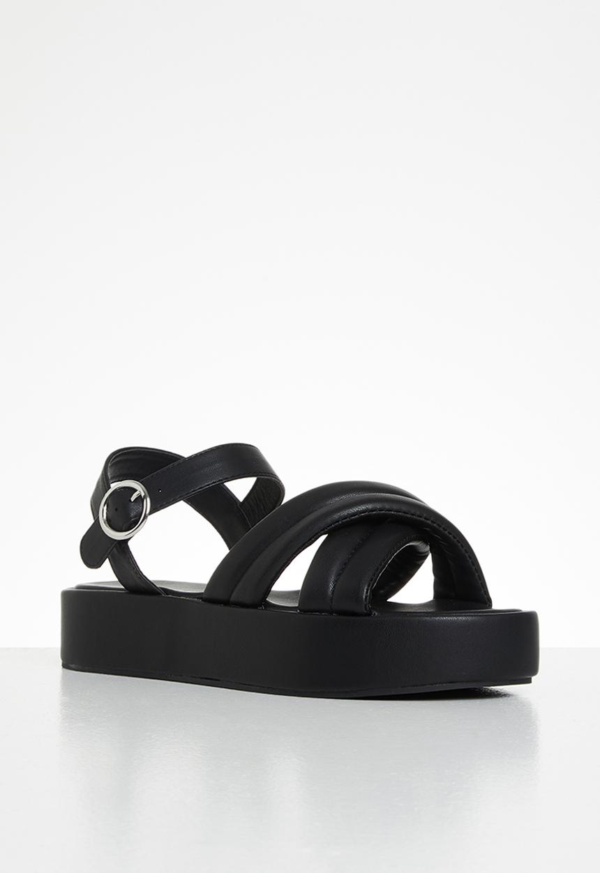 Public Desire - Kelsi flatform chunky slingback sandal - black
