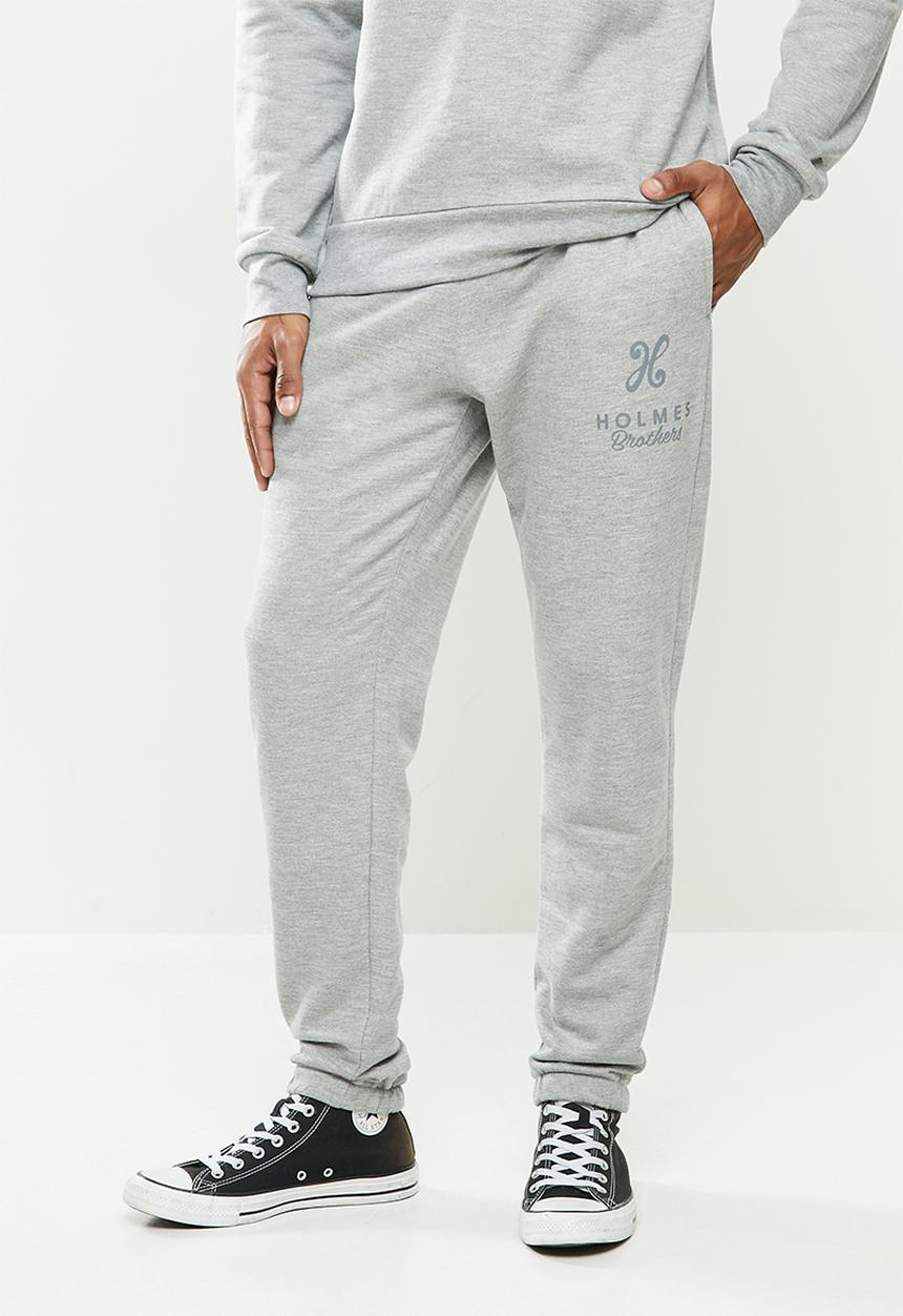 Holmes Bro's - Holmes belted trackpant - dirty grey 