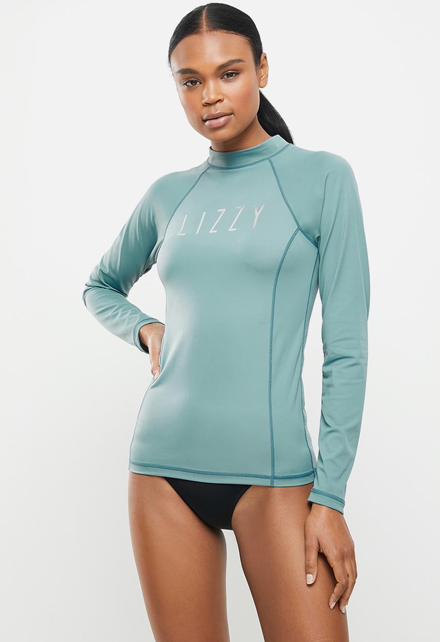 Lizzy - Pushpa upf long sleeve rash vest - grey