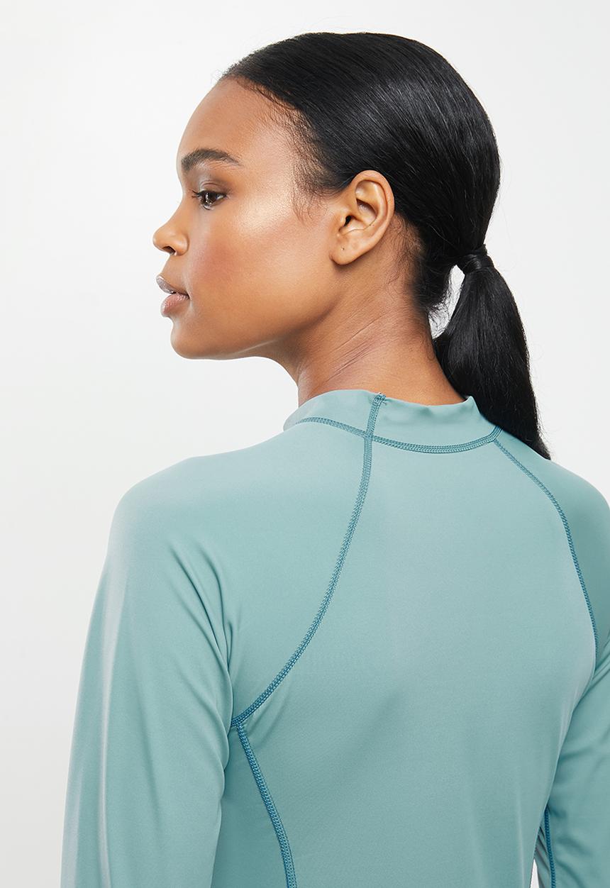 Lizzy - Pushpa upf long sleeve rash vest - grey