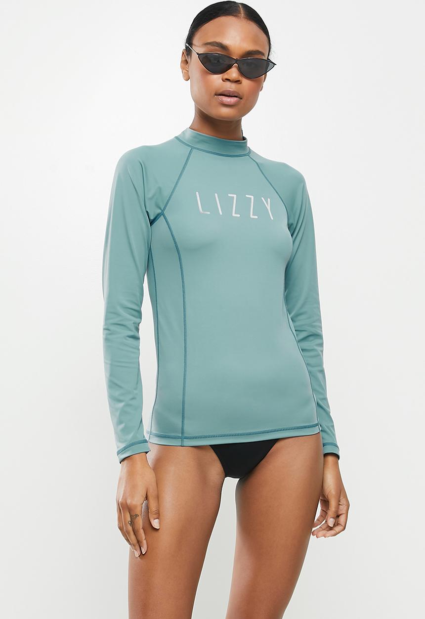Lizzy - Pushpa upf long sleeve rash vest - grey