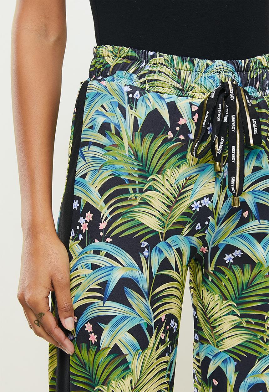 SISSY BOY - Natural printed pants - green 