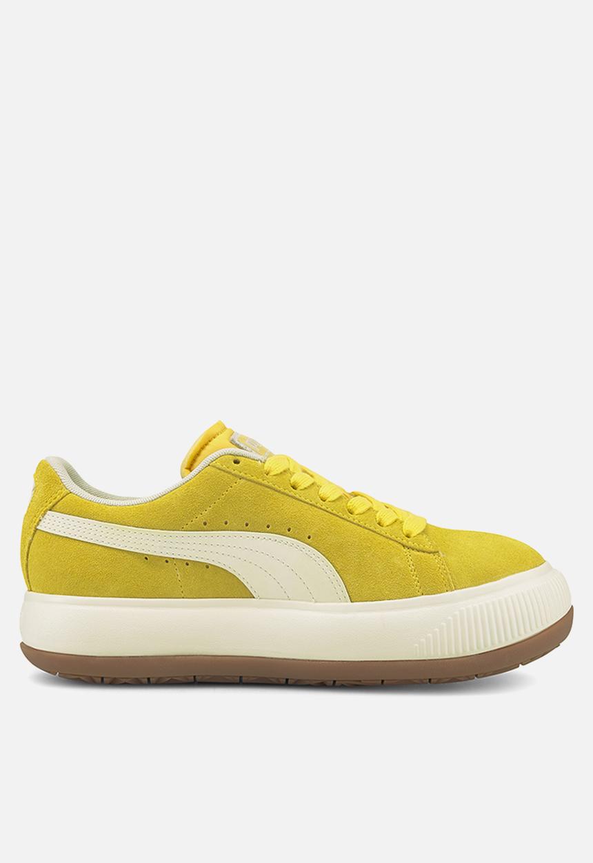 PUMA - Suede Mayu UP women's sneakers - super lemon-marshmallow-gum 3