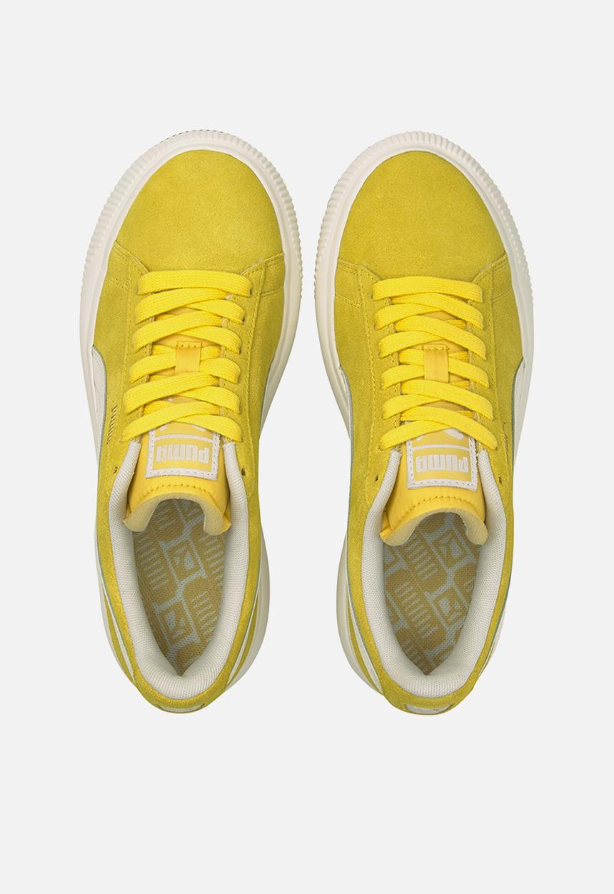 PUMA - Suede Mayu UP women's sneakers - super lemon-marshmallow-gum 3