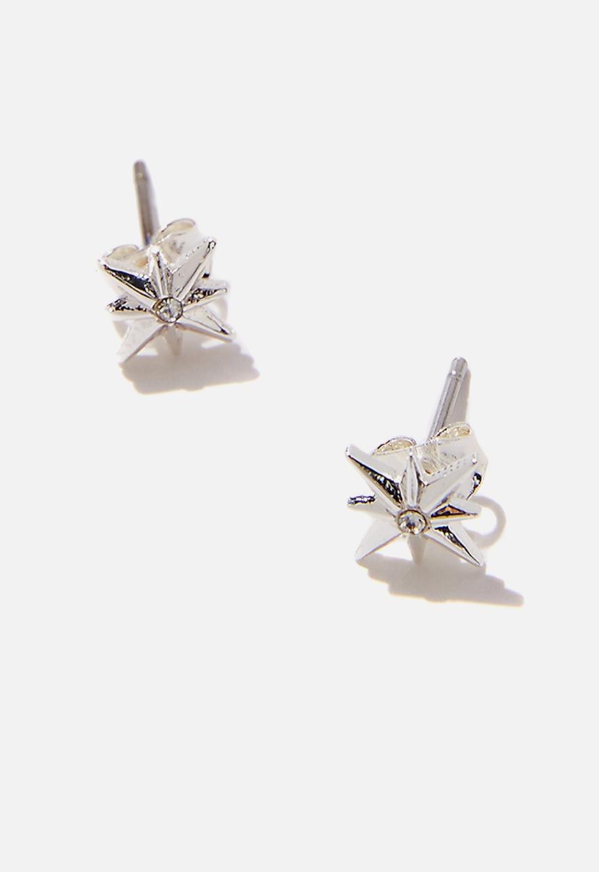 Rubi - Premium stud earrings - sterling silver plated