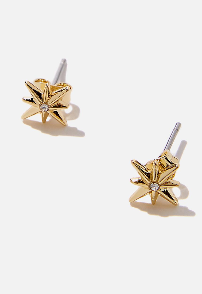 Rubi - Premium stud earrings - gold plated