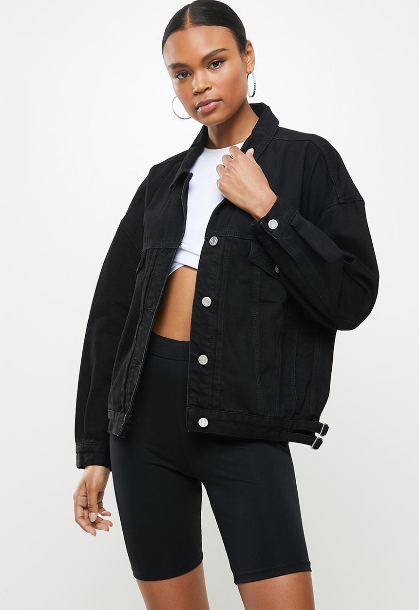 Missguided - Buckle detail jacket - black