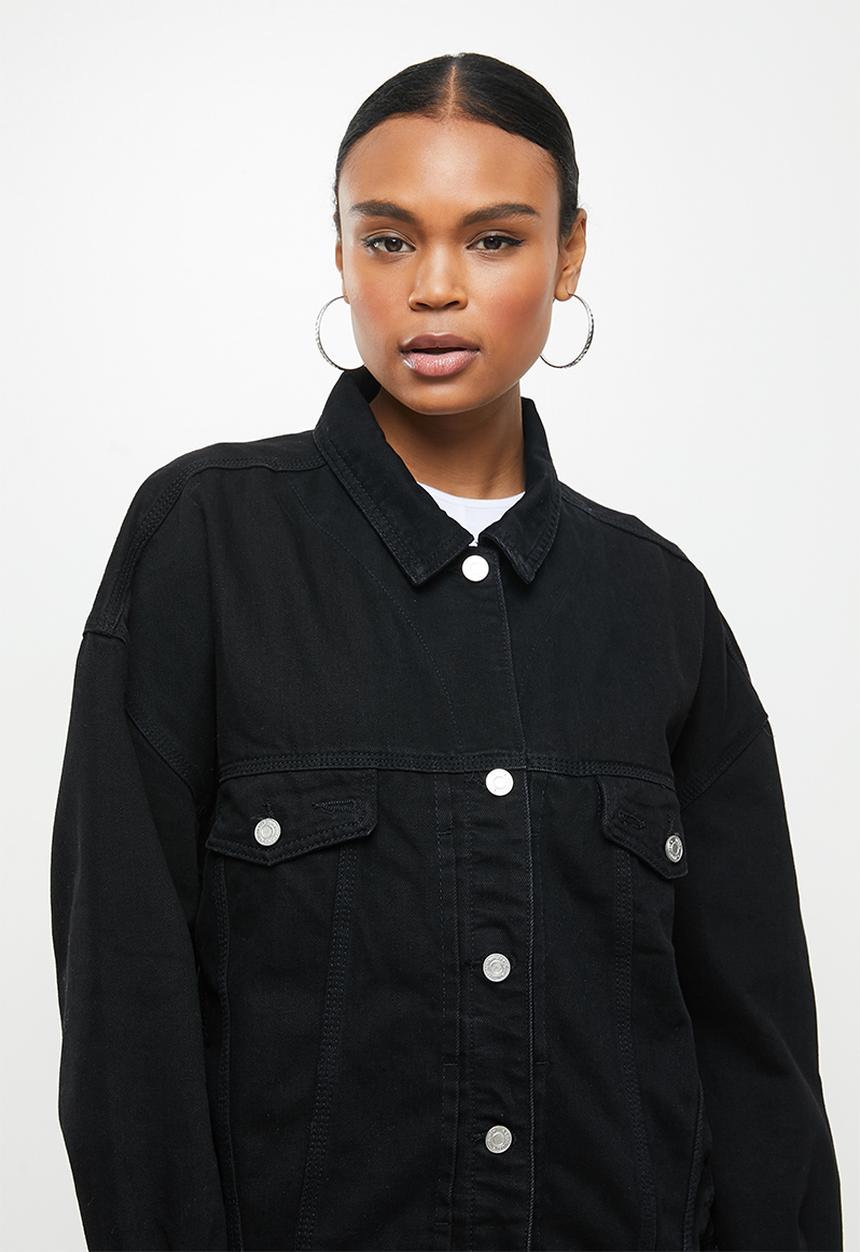 Missguided - Buckle detail jacket - black