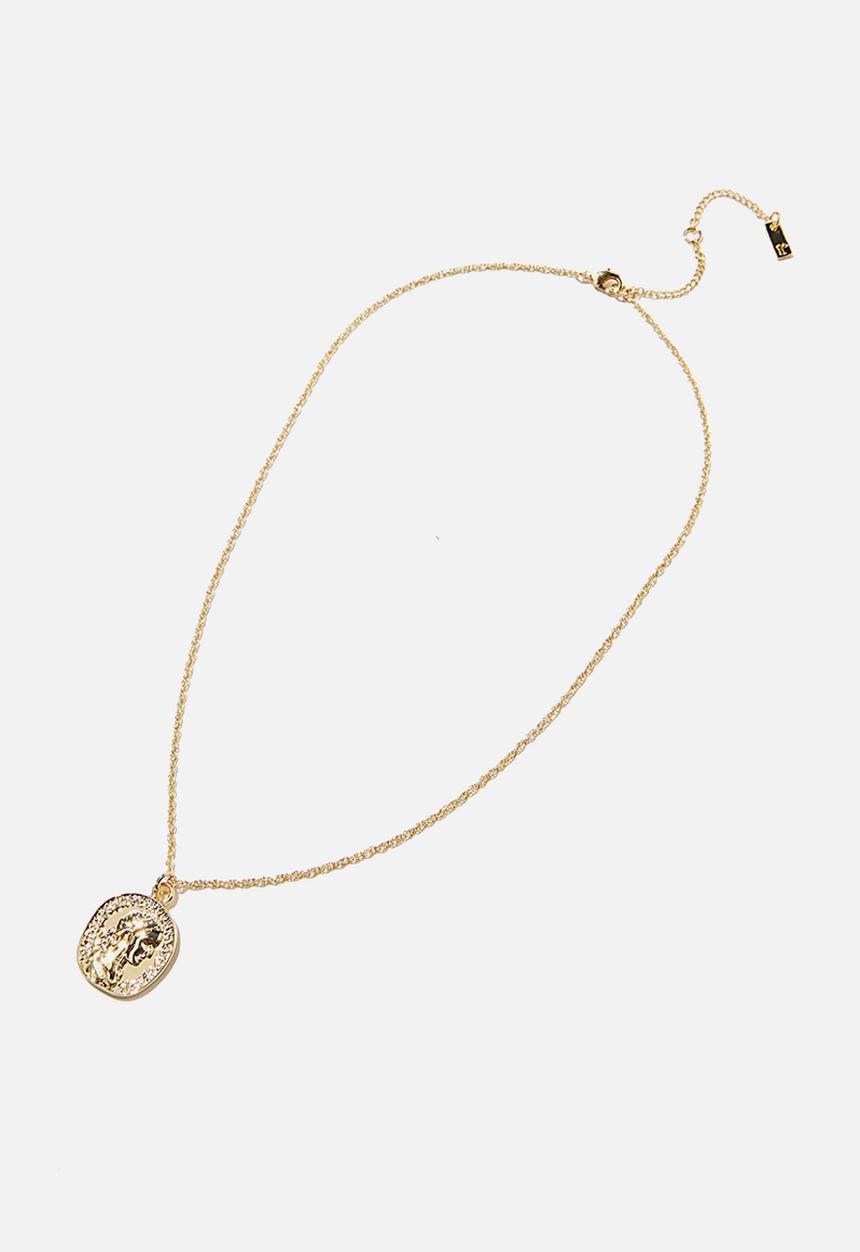 Rubi - Premium pendant necklace - gold plated 