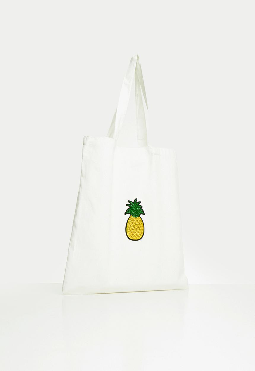 Superbalist - Pineapple shopper bag - cream